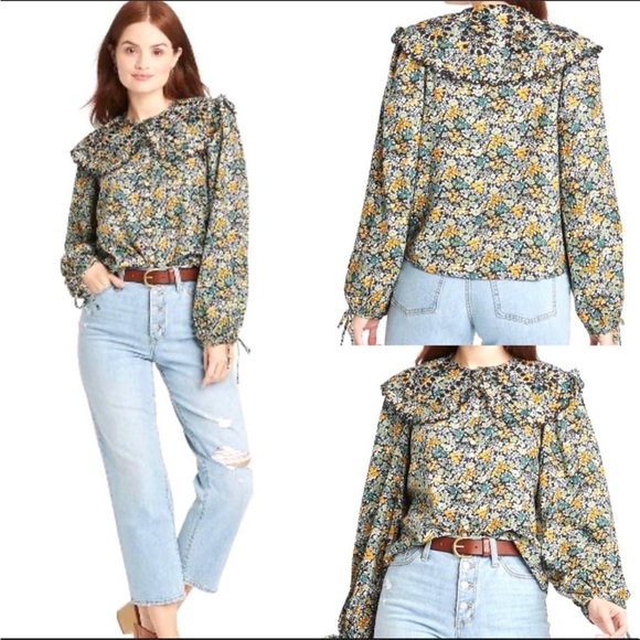 Universal Thread Boho Cotton Blouse - Picture 5 of 6